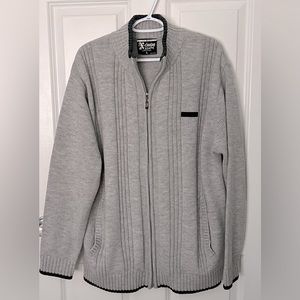 X -clusive by South Pole Men Zip Up Cardigan
Size L / Color gray /